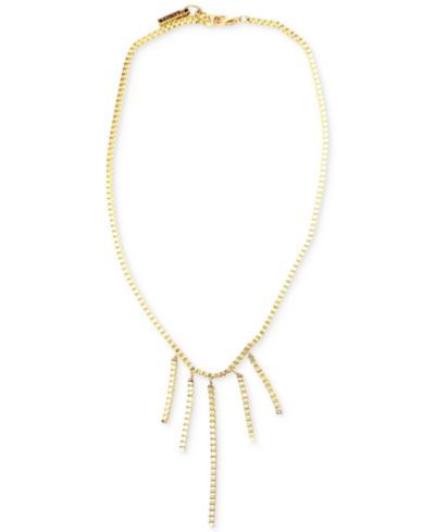 MINU Jewels Золотистая цепь с подвесками, 16" + 1" удлинитель