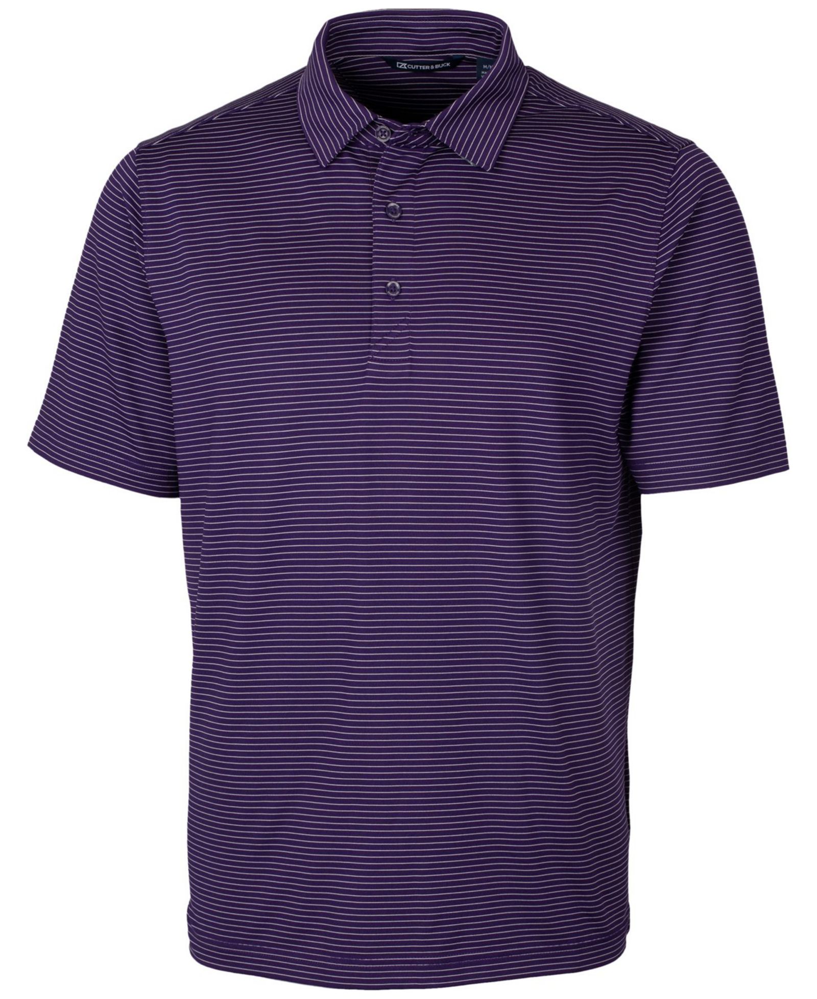 Cutter & Buck Men's Forge Pencil Stripe Stretch Polo Shirt