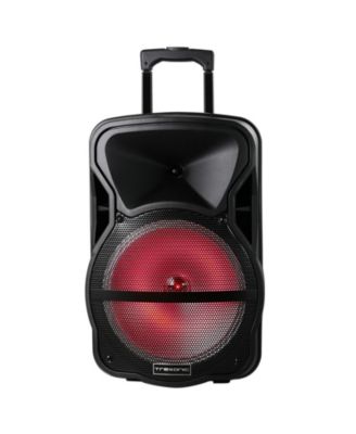 Портативная Bluetooth колонка Trexonic 12 Inch с треногой, реактивной подсветкой, FM-радио и входами USB/TF
