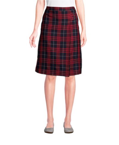 Classic navy large plaid