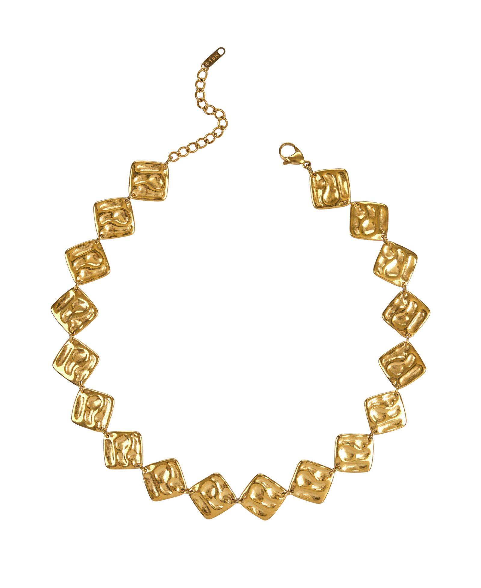 Классическое ожерелье Heymaeve из нержавеющей стали с напылением 18K Gold