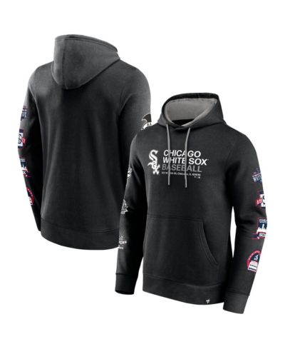 Men's Fanatics Black Chicago White Sox Extra Innings Pullover Hoodie