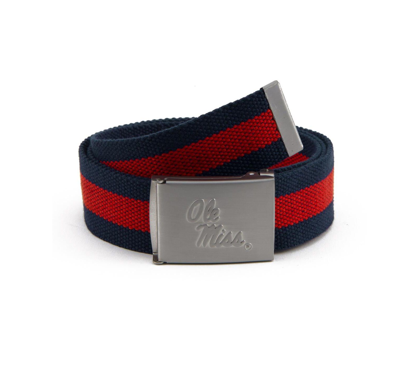 Мужской тканевый ремень Ole Miss Rebels
