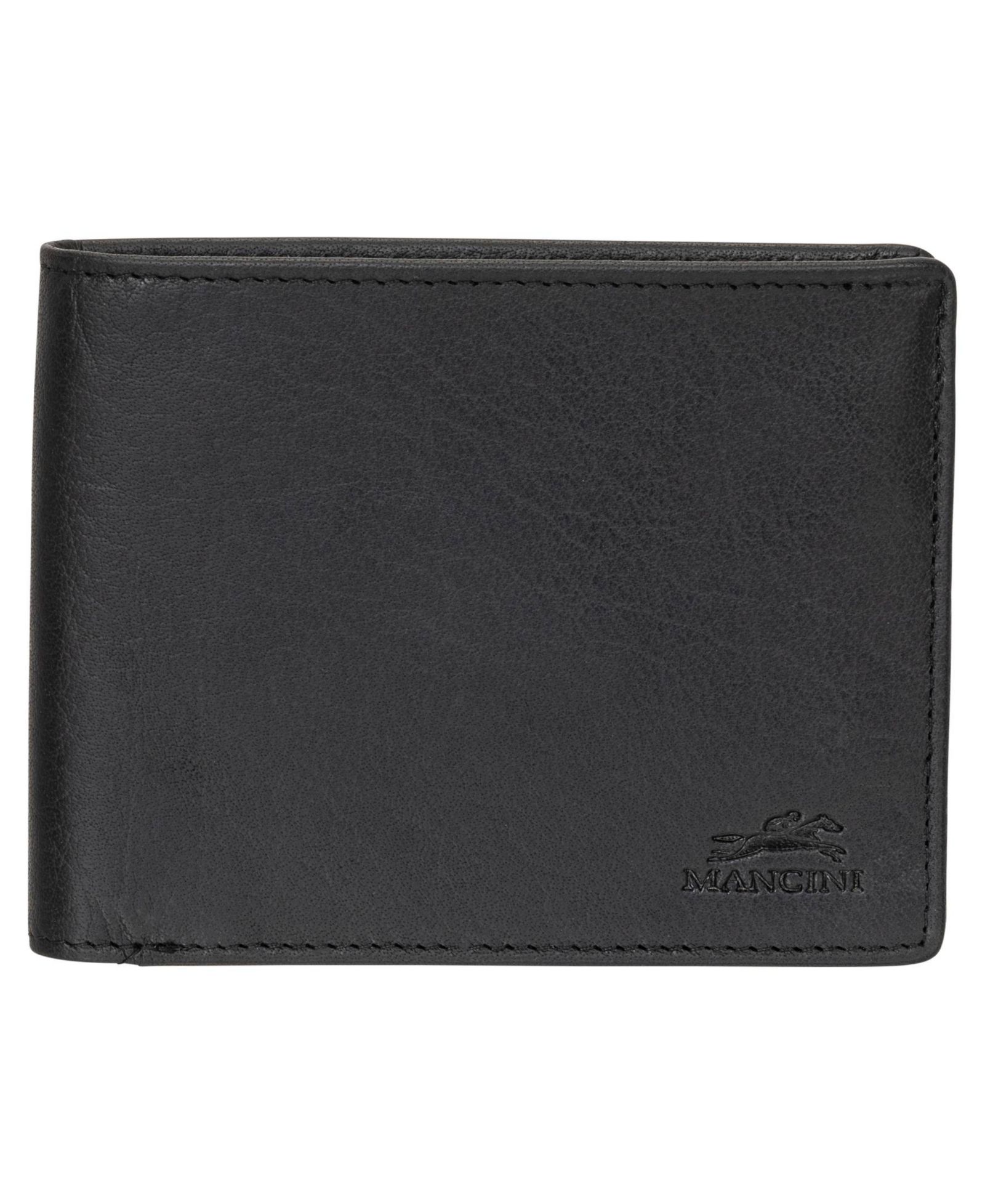 Mancini Men's Buffalo RFID Secure Billfold Wallet