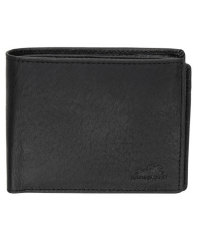 Mancini Мужской кошелек Buffalo RFID Secure Center Wing с карманом для монет