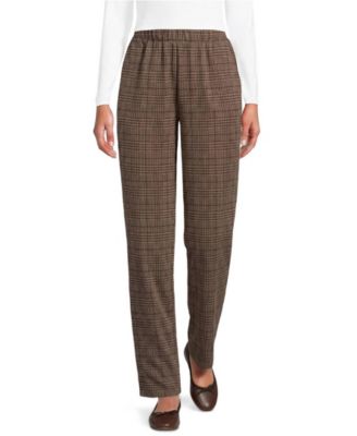 Rich coffee/khaki glen plaid