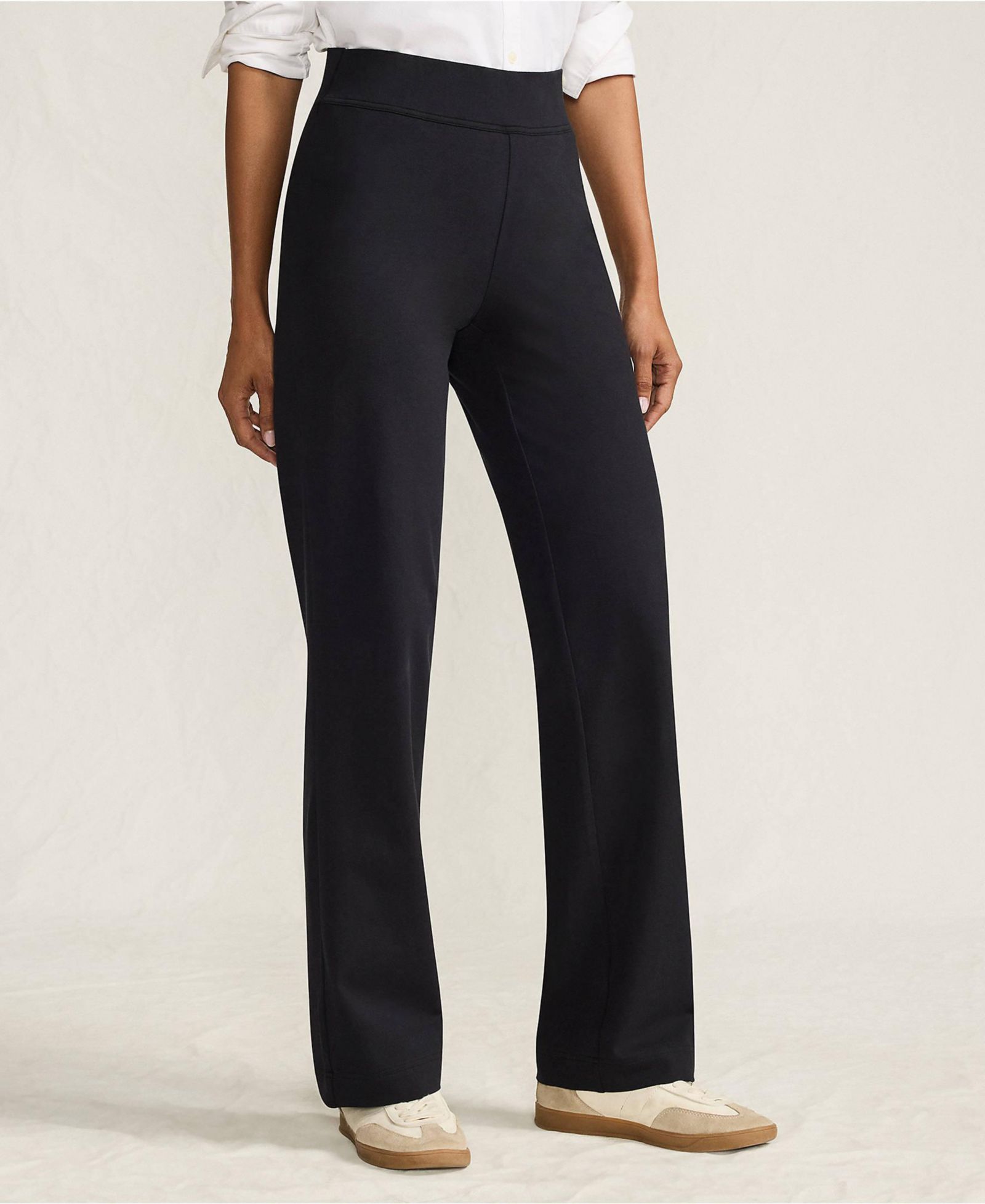 Lands' End Women's Starfish Mid Rise Straight Leg Pants