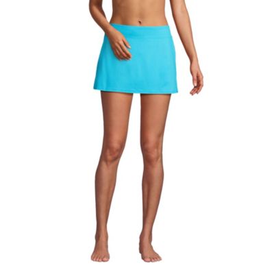 Lands' End Petite Tummy Control юбка-шорты для плавания