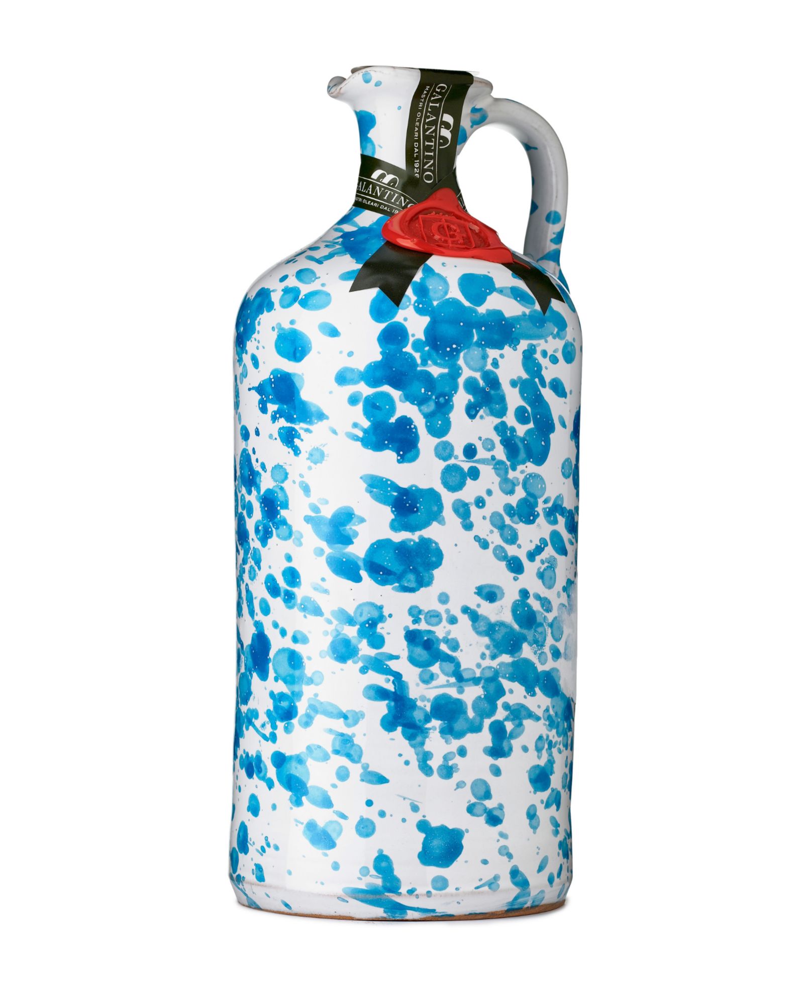 Zia Pia Керамическая емкость для оливкового масла, бирюзовая, 500ml