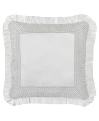 J Queen New York декоративная подушка Brunello Platinum Square 20" x 20"