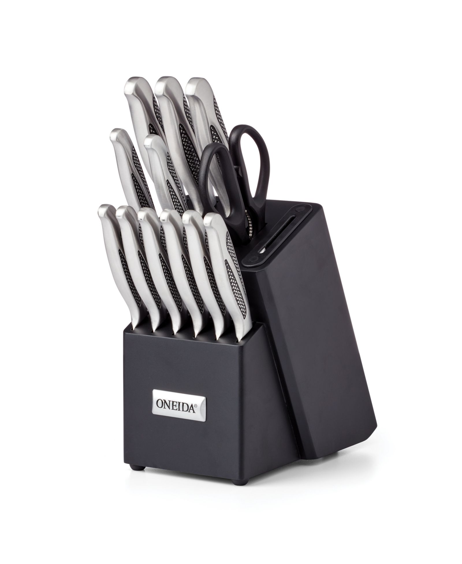 Набор столовых приборов Oneida Stainless Steel 14 Piece с встроенной точилкой