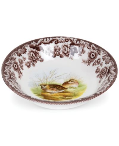Тарелка Spode Woodland Quail Ascot Cereal Bowl