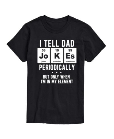 AIRWAVES Men's Dad Jokes Short Sleeves T-shirt