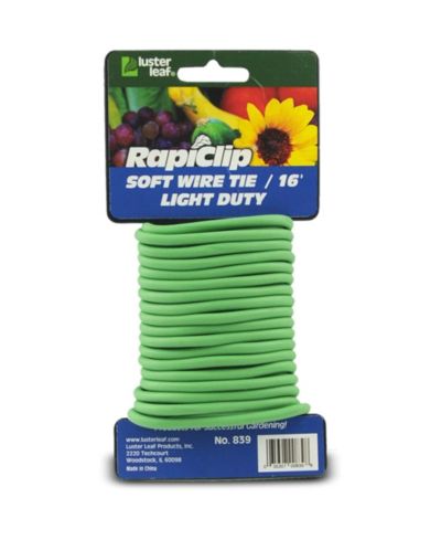 Виниловая стяжка для растений Luster Leaf 856 Rapiclip, зеленая