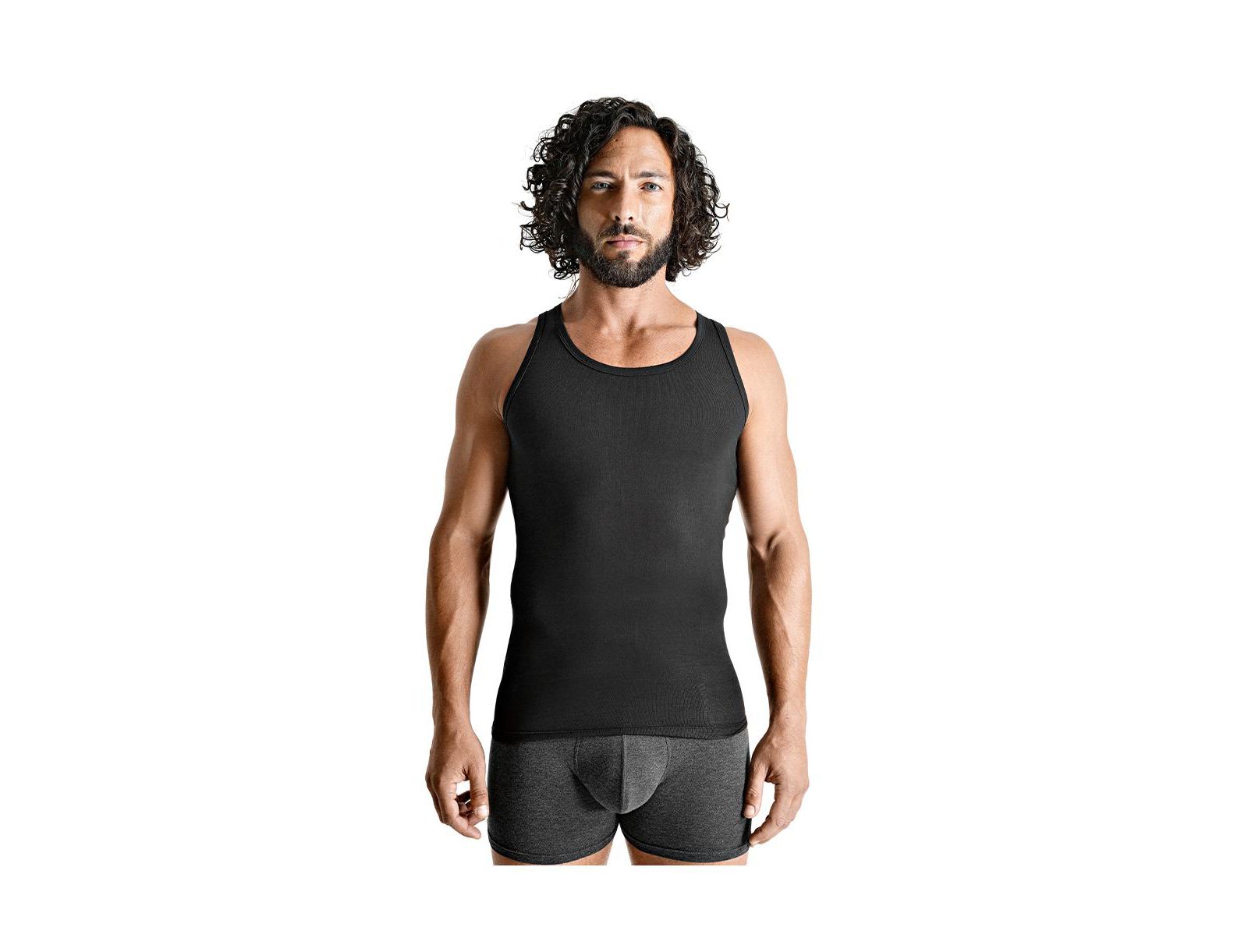 Rounderbum Men's Cotton Compression Tank Top