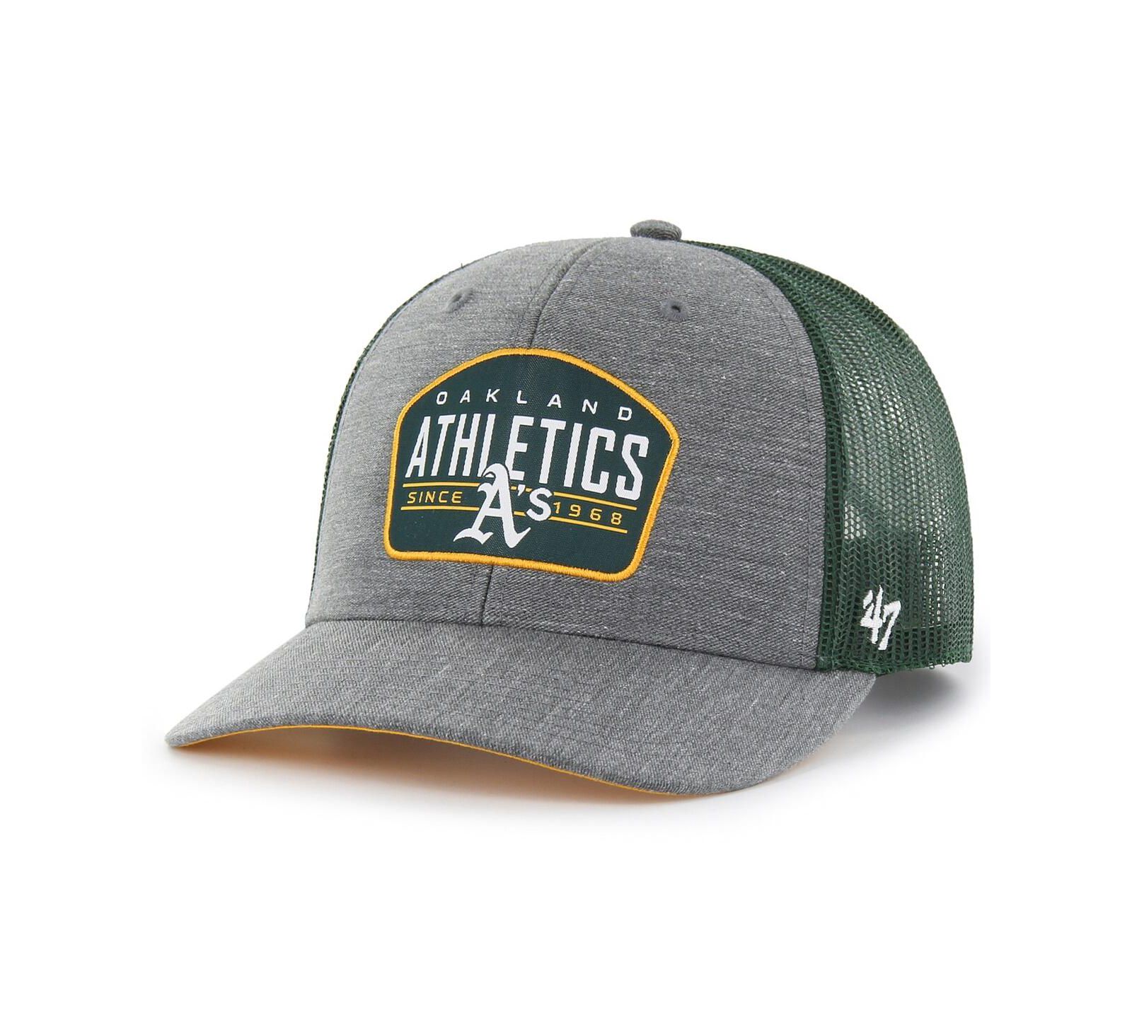 '47 Brand Мужская кепка trucker snapback Oakland Athletics Charcoal Slate
