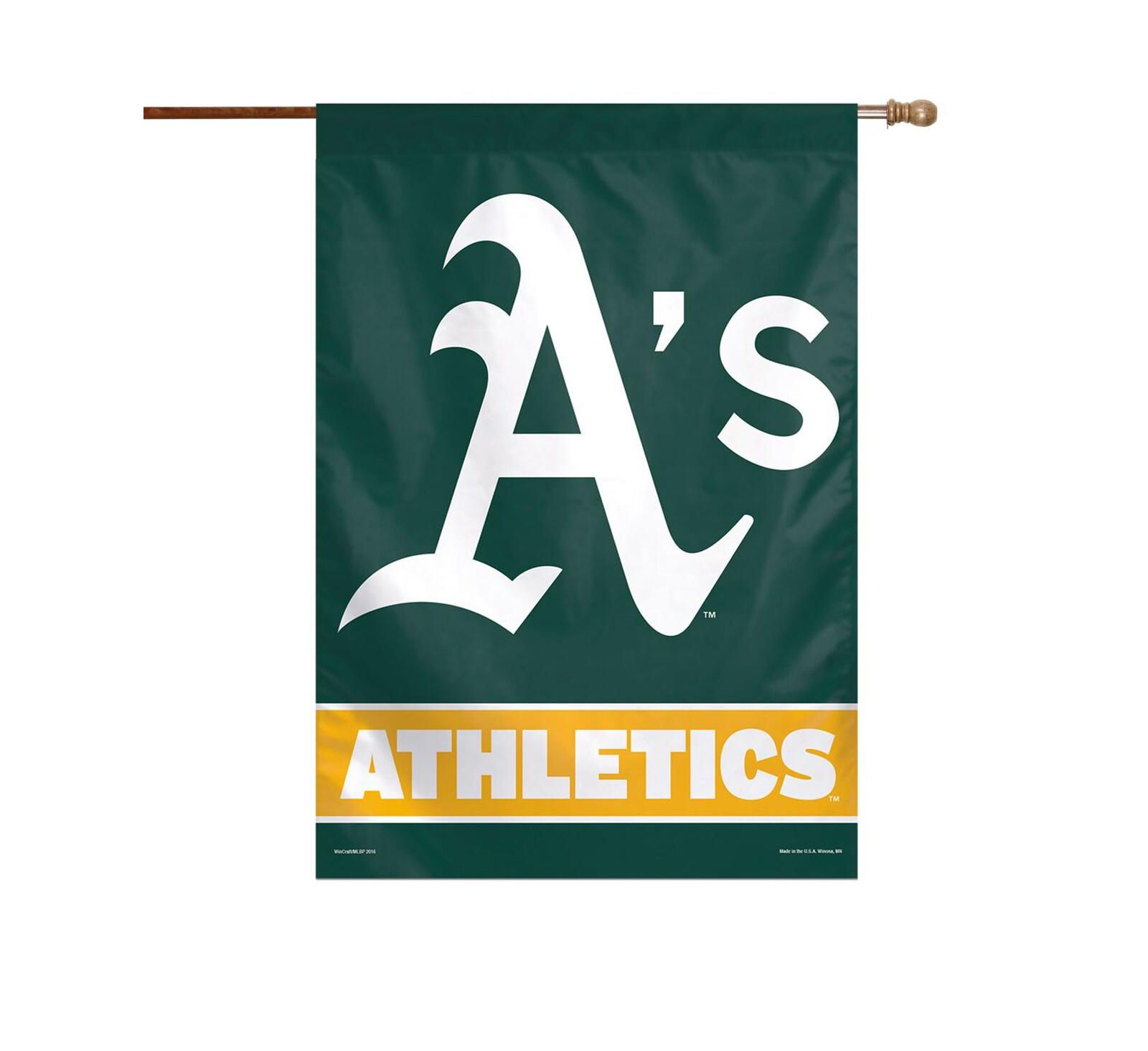 Wincraft Флаг Wincraft Oakland Athletics 28" x 40" Wordmark House Flag