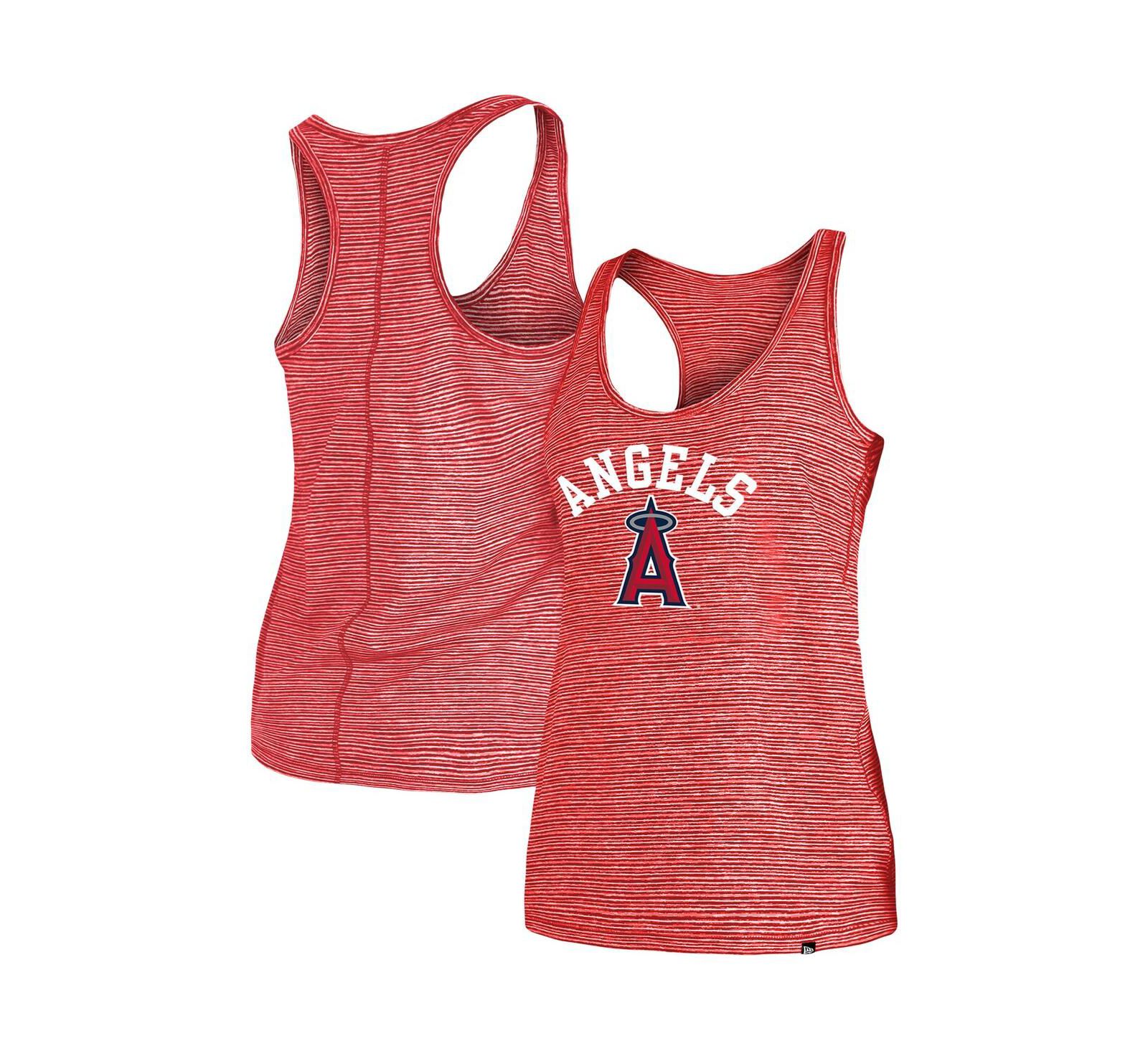 Топ New Era Женский Red Los Angeles Angels Active Racerback