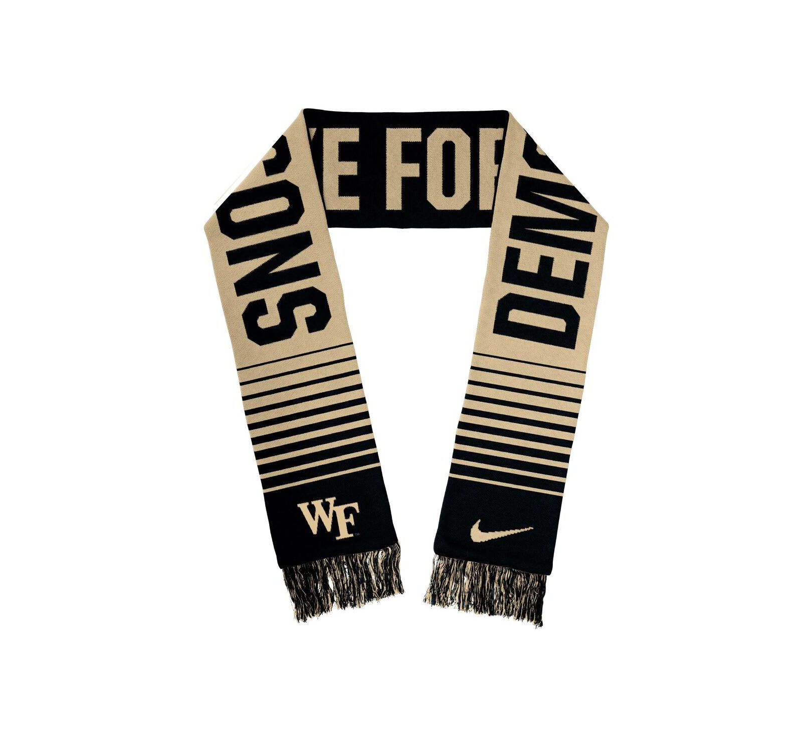 Men's and Women's Nike Wake Forest Demon Deacons Rivalry Local Verbiage Scarf