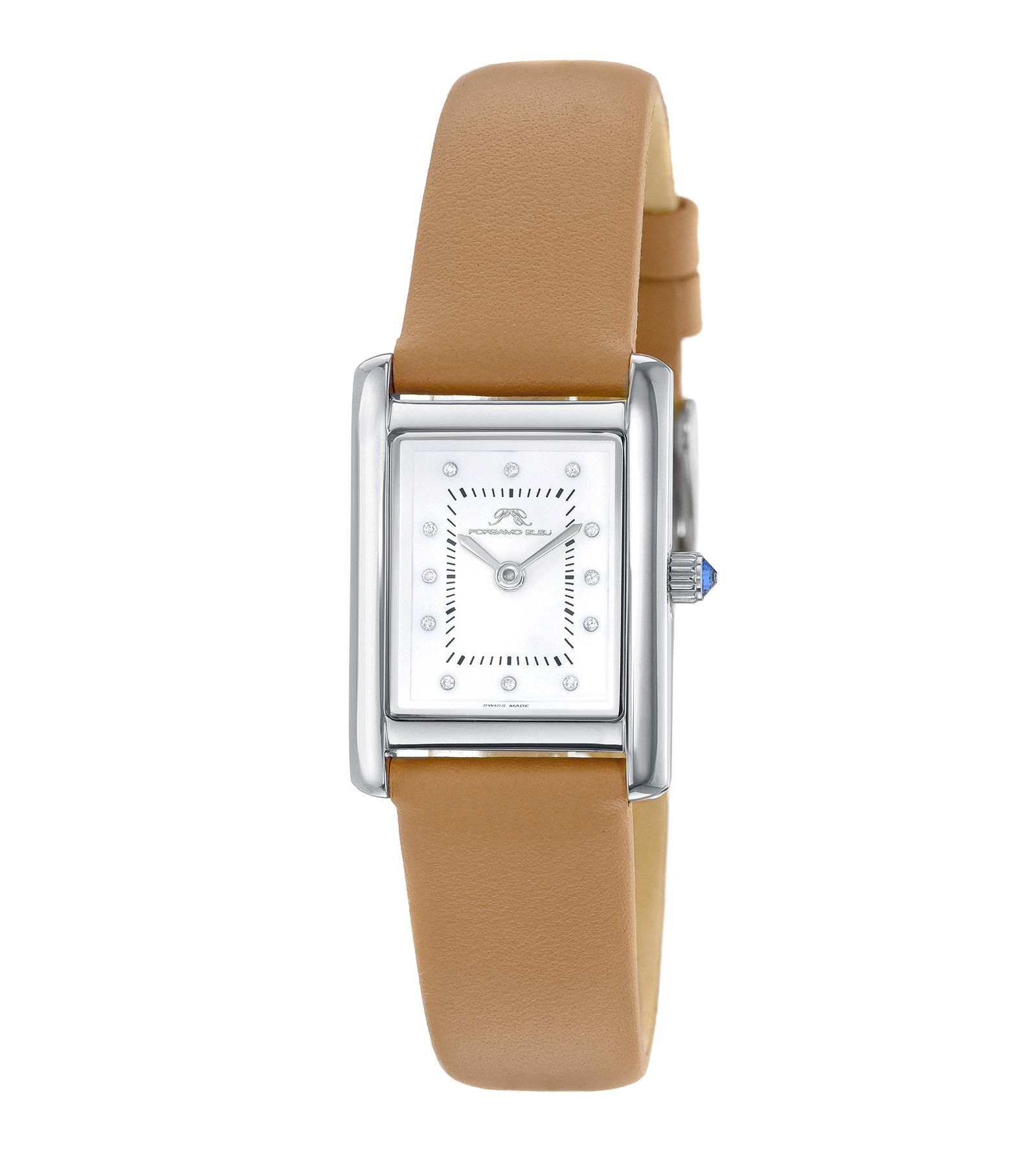 Porsamo Bleu Женские часы Karolina Satin Covered Genuine Leather Band 1081CKAL
