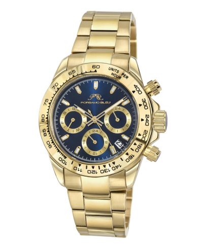 Porsamo Bleu Женские часы Alexis Multifunction Gold Tone Stainless Steel 37 mm