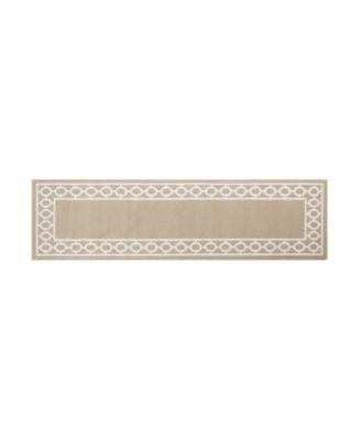 Beige and White