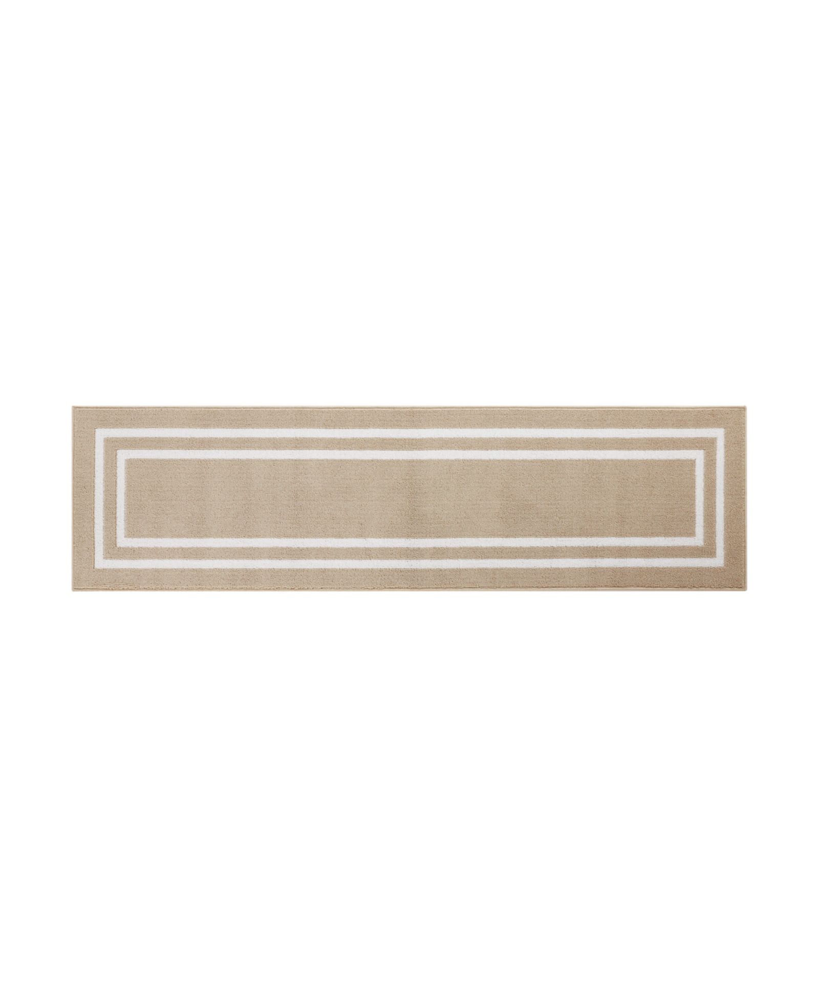 Коврик-раннер Jean Pierre Double Line Border Tufted, машинная стирка, 26" x 72"