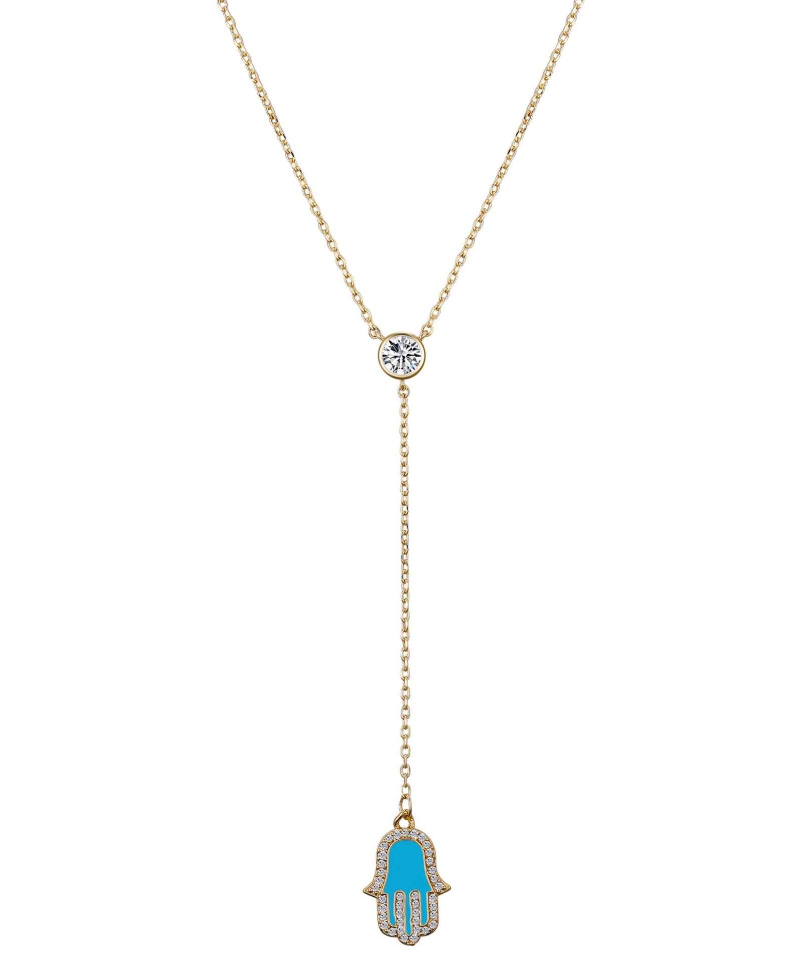 Подвеска Unwritten Cubic Zirconia Hamsa
