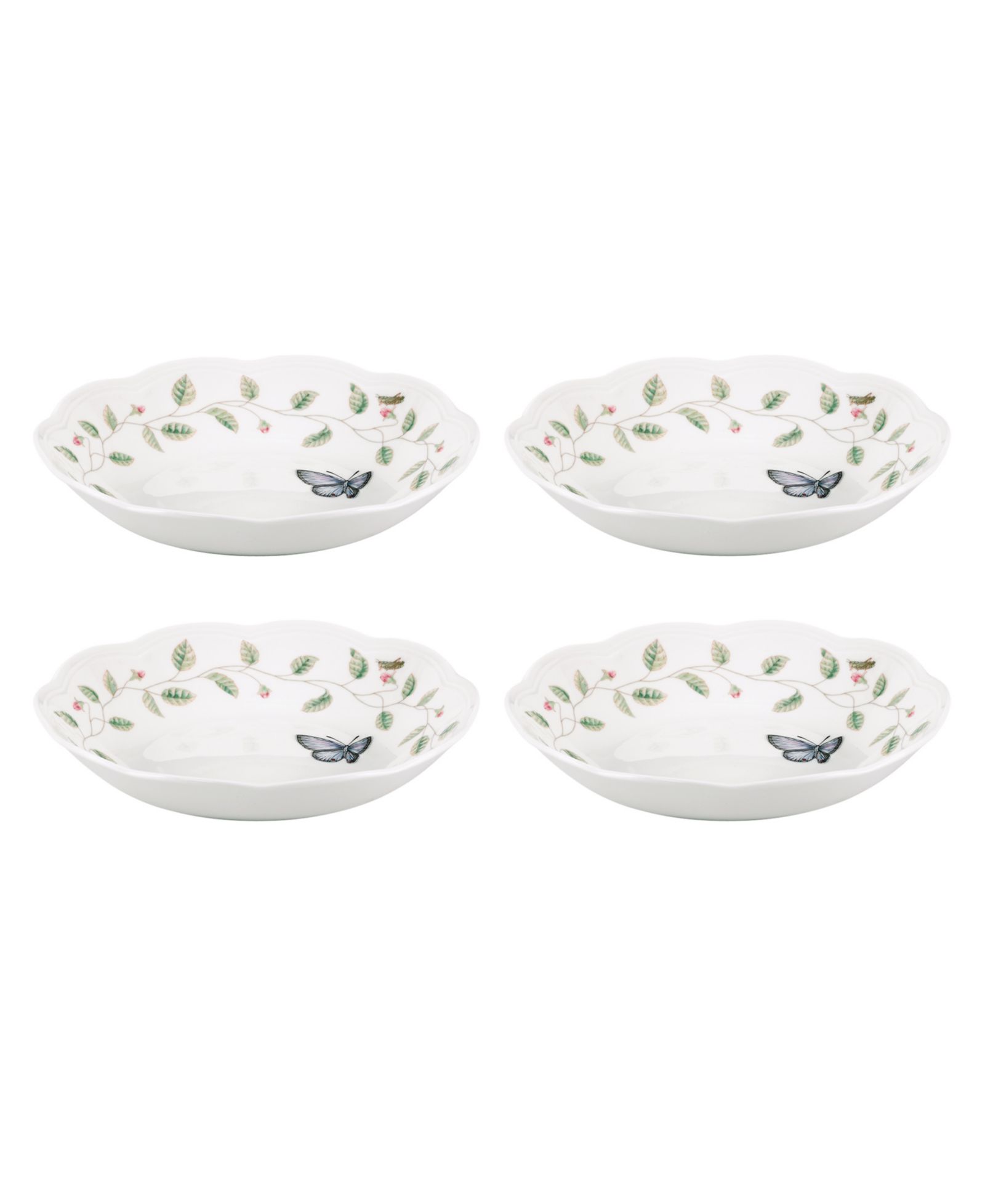 Тарелки Lenox Butterfly Meadow, набор из 4 шт