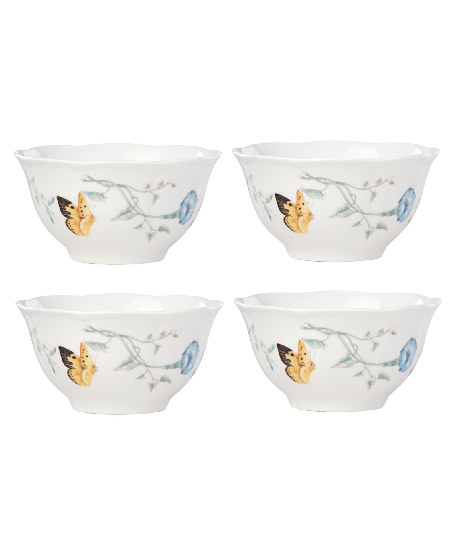 Lenox Butterfly Meadow набор рисовых чаш, 4 шт.