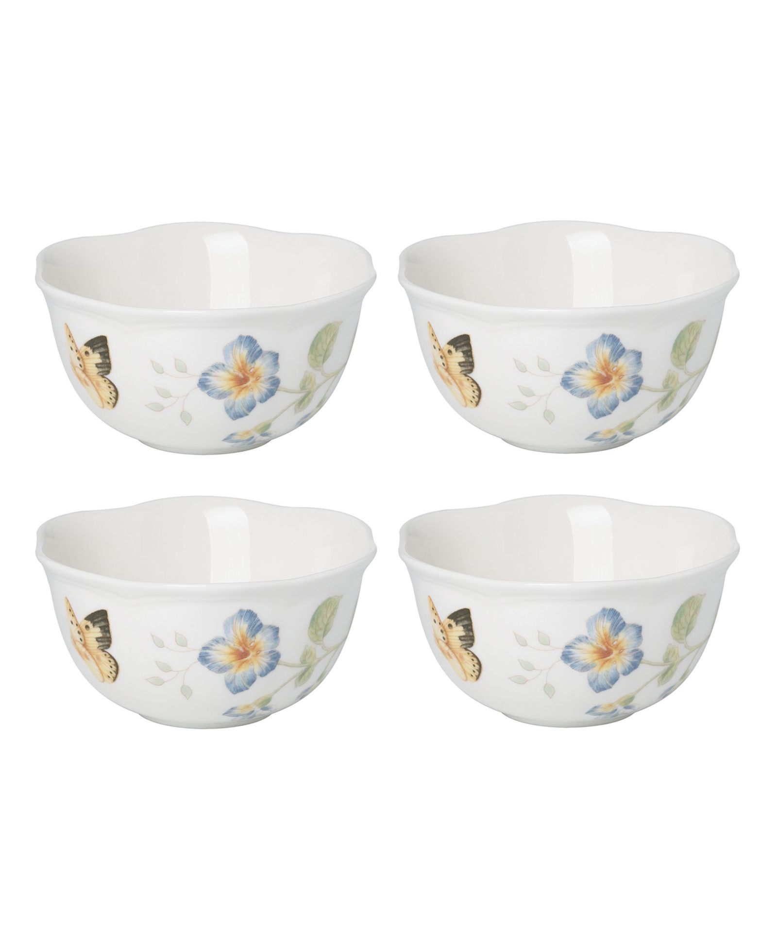 Lenox Butterfly Meadow Dessert Bowls, Set of 4
