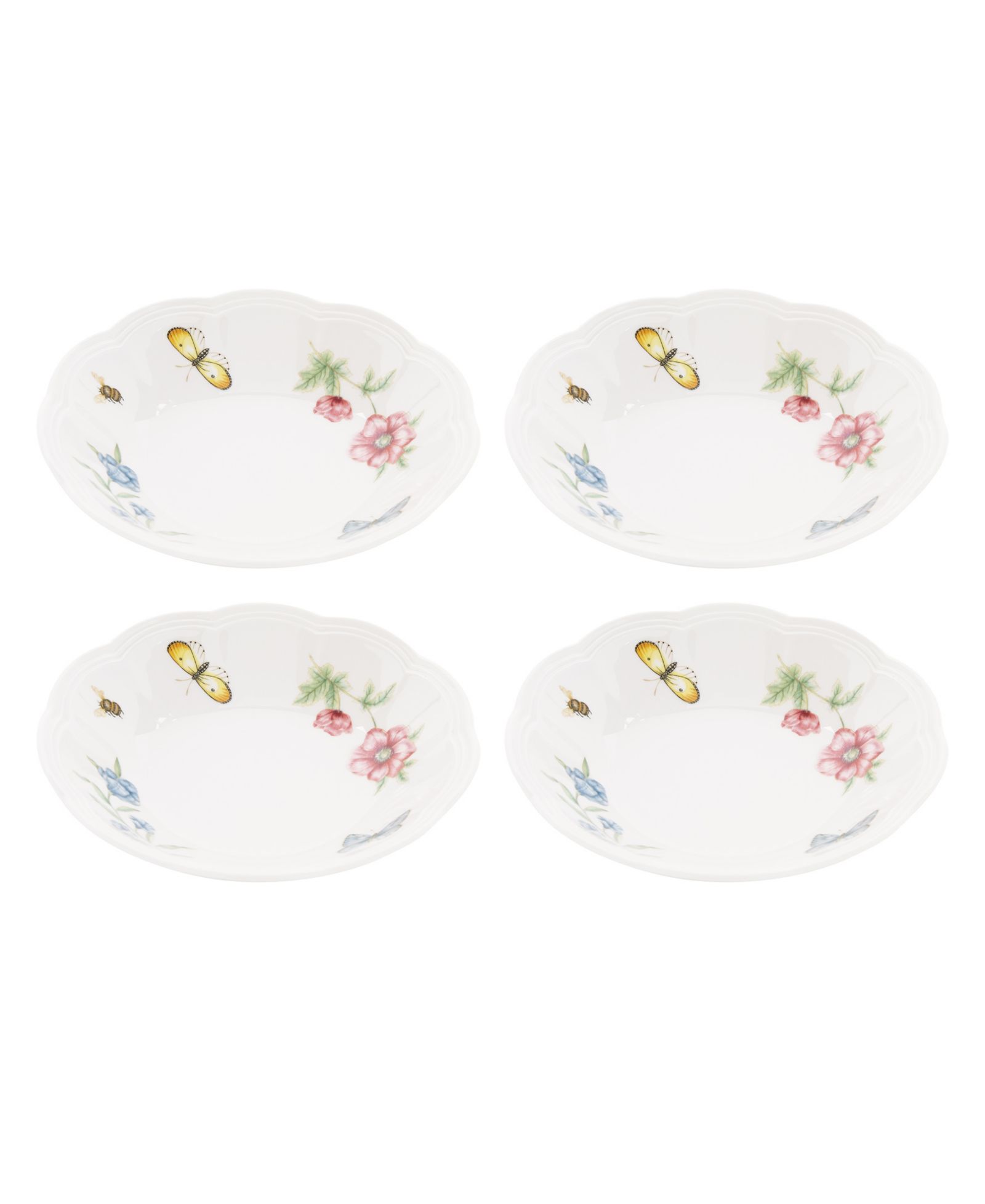 Lenox Butterfly Meadow Fruit Bowls, Set of 4