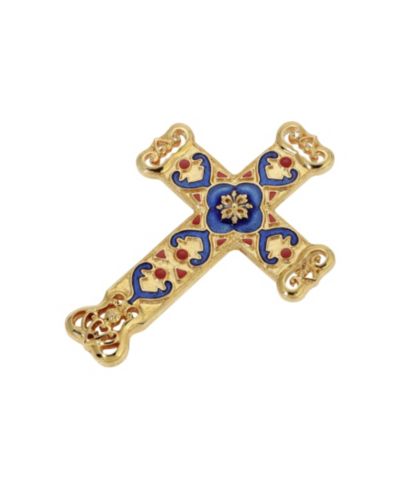 Брошь-крест Symbols of Faith Enamel Cross