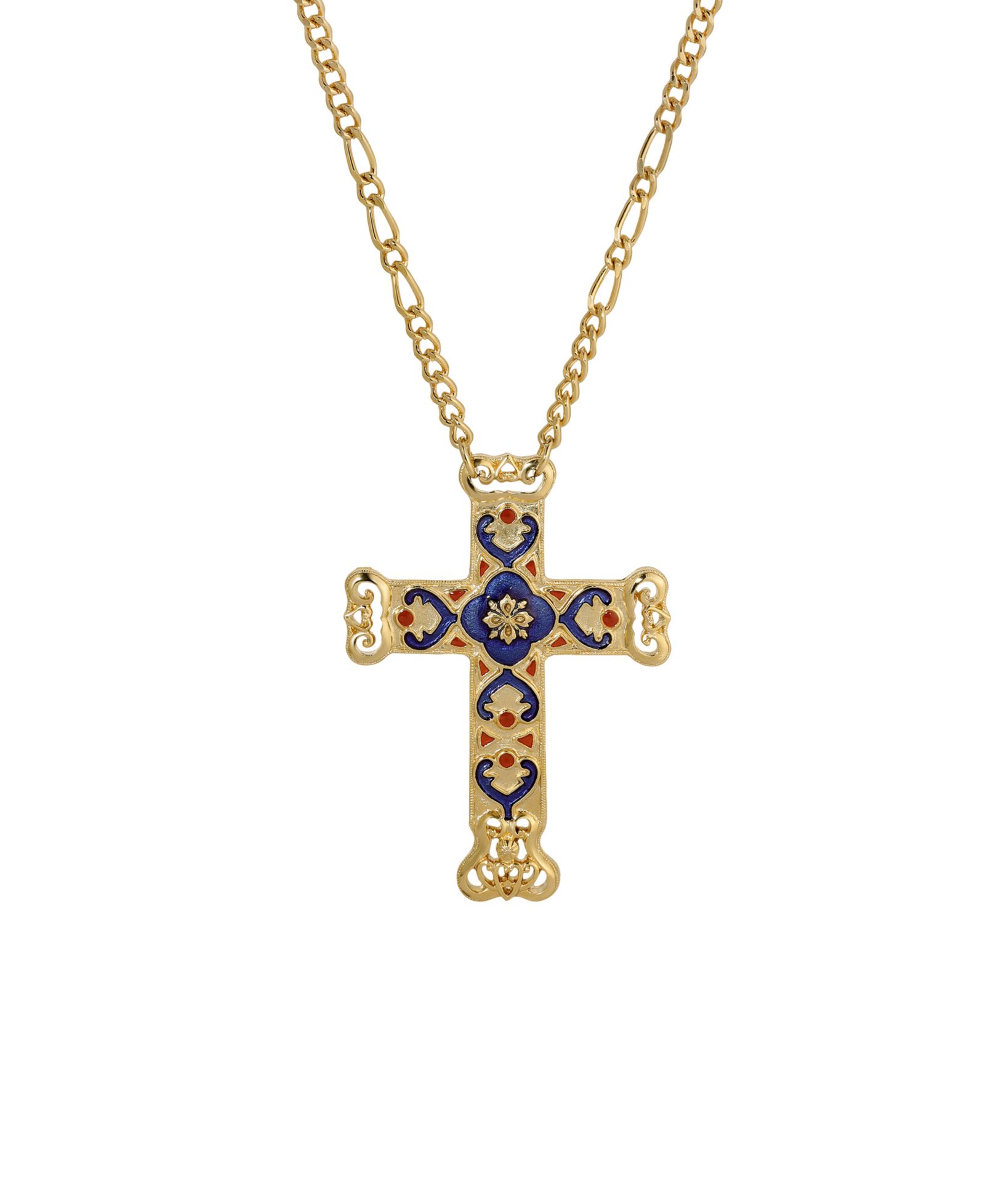 Ожерелье с эмалевым крестом Symbols of Faith