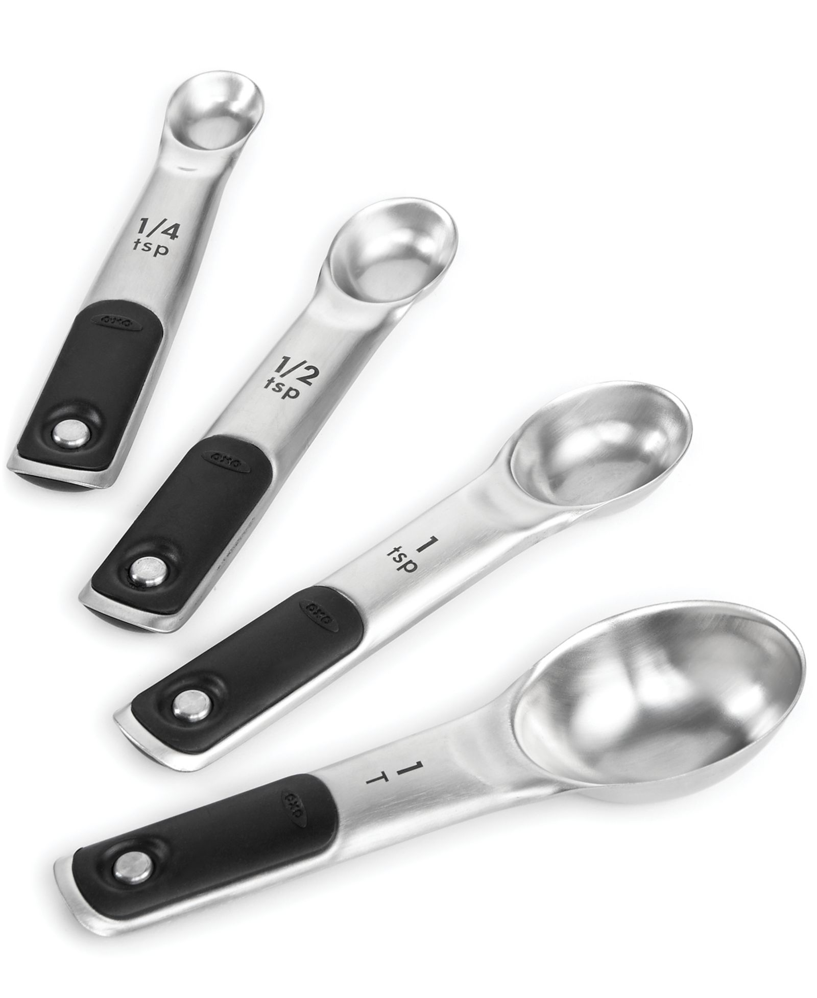 Набор мерных ложек OXO Good Grips из нержавеющей стали, 4 шт