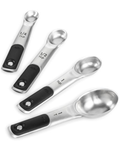 OXO Good Grips Set of 4 Stainless Steel Magnetic Measuring Spoons
