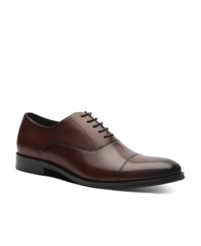 Blake McKay Мужские кожаные туфли Oxford Lace-Up Cap Toe