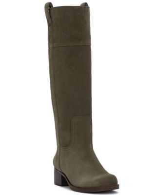 Deep Olive Suede