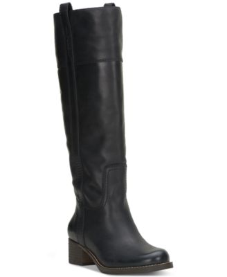 Lucky Brand Women's Hybiscus Knee High Wide Calf Riding Boots