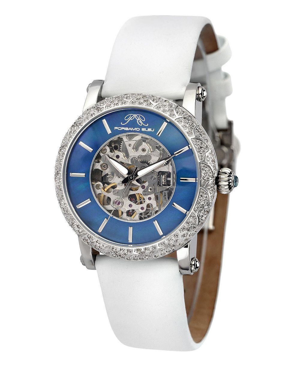 Женские часы Porsamo Bleu Liza Automatic Satin Covered Leather Band 692ALIL