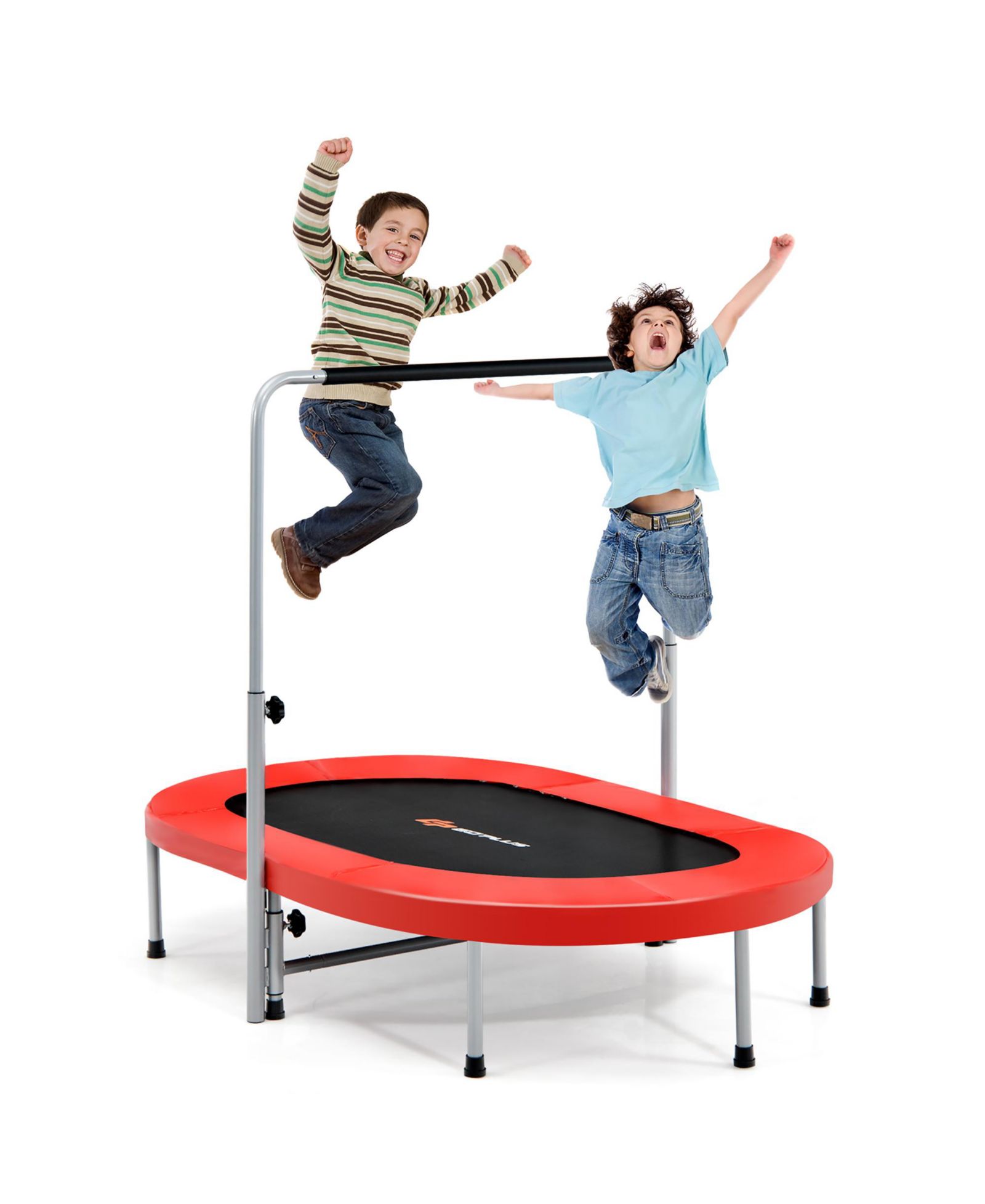 50'' Trampoline for 2 People Foldable Rebouncer for Home Office Use