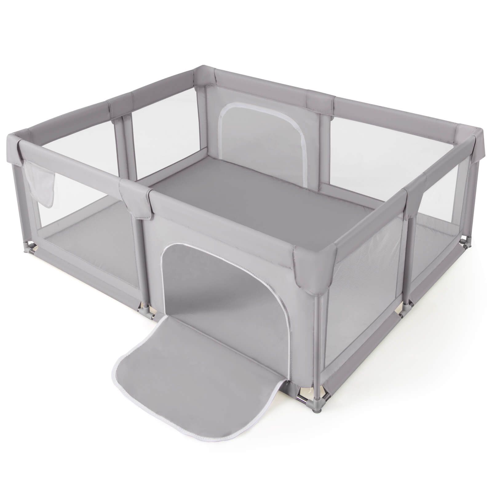 Costway Toddler Playpen Extra Large Activity Center Safety Play Yard w/ Gate