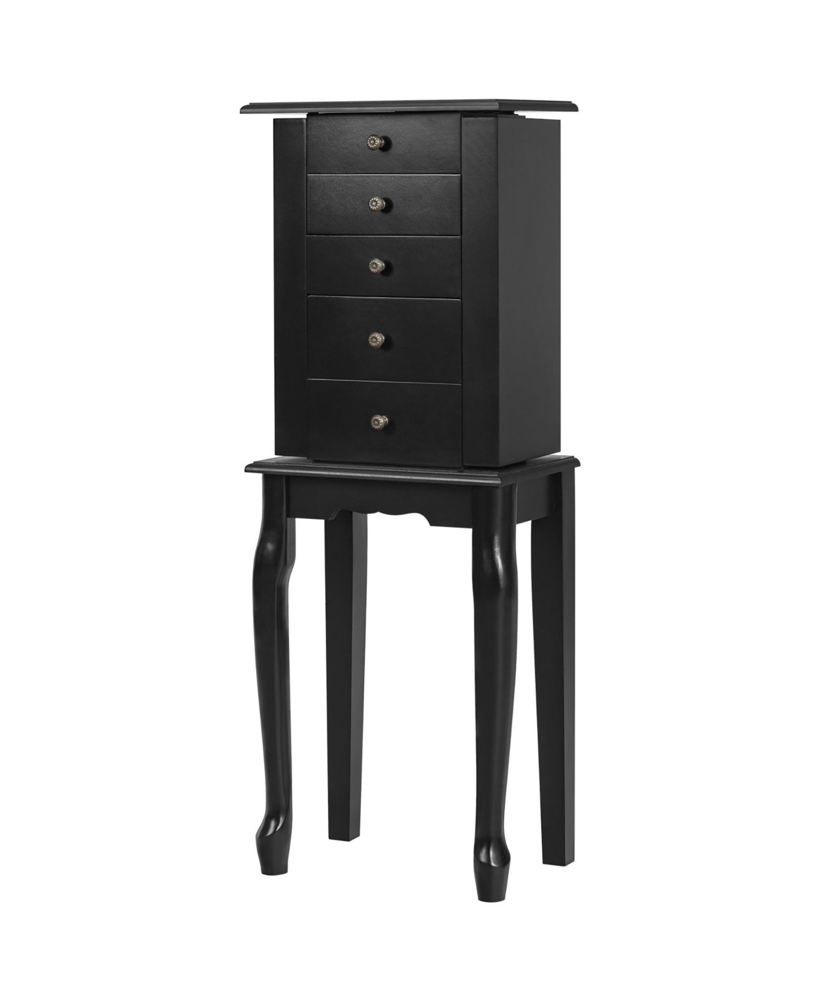 Jewelry Cabinet Storage Chest Standing Organizer Sturdy Design