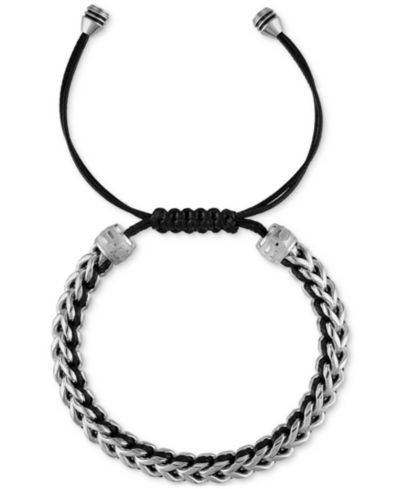 Bulova Мужской браслет Icon Cord из нержавеющей стали
