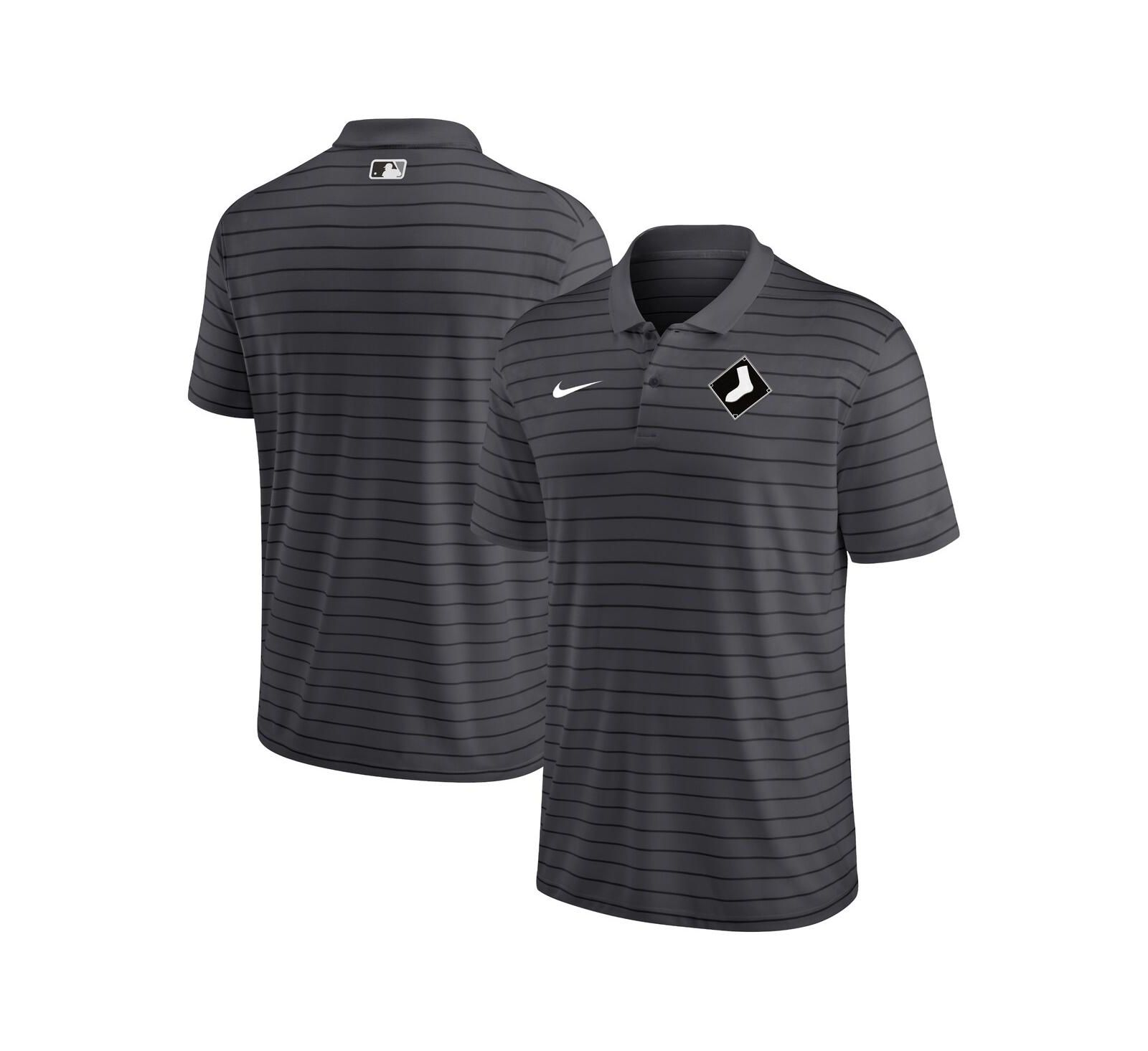 Men's Nike Charcoal Chicago White Sox City Connect Victory Performance Polo Shirt