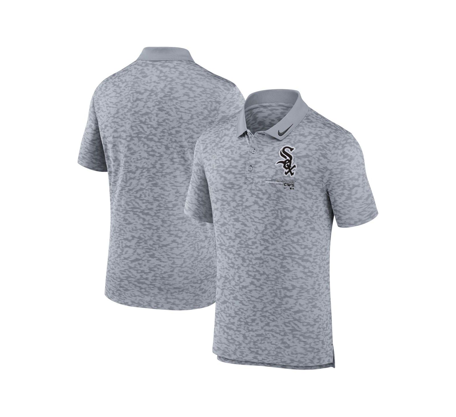 Мужская поло Nike Chicago White Sox Next Level, серая