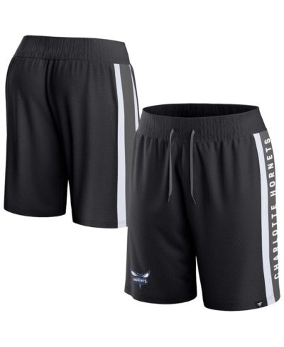 Мужские шорты Fanatics Black Charlotte Hornets Referee Iconic Mesh