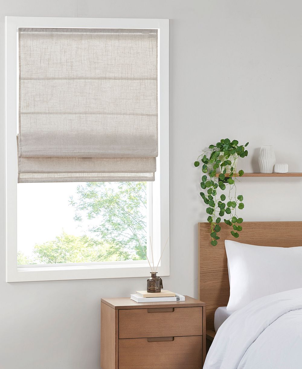 Ромшторка Madison Park Linen Blend Light Filtering Cordless Roman Shade