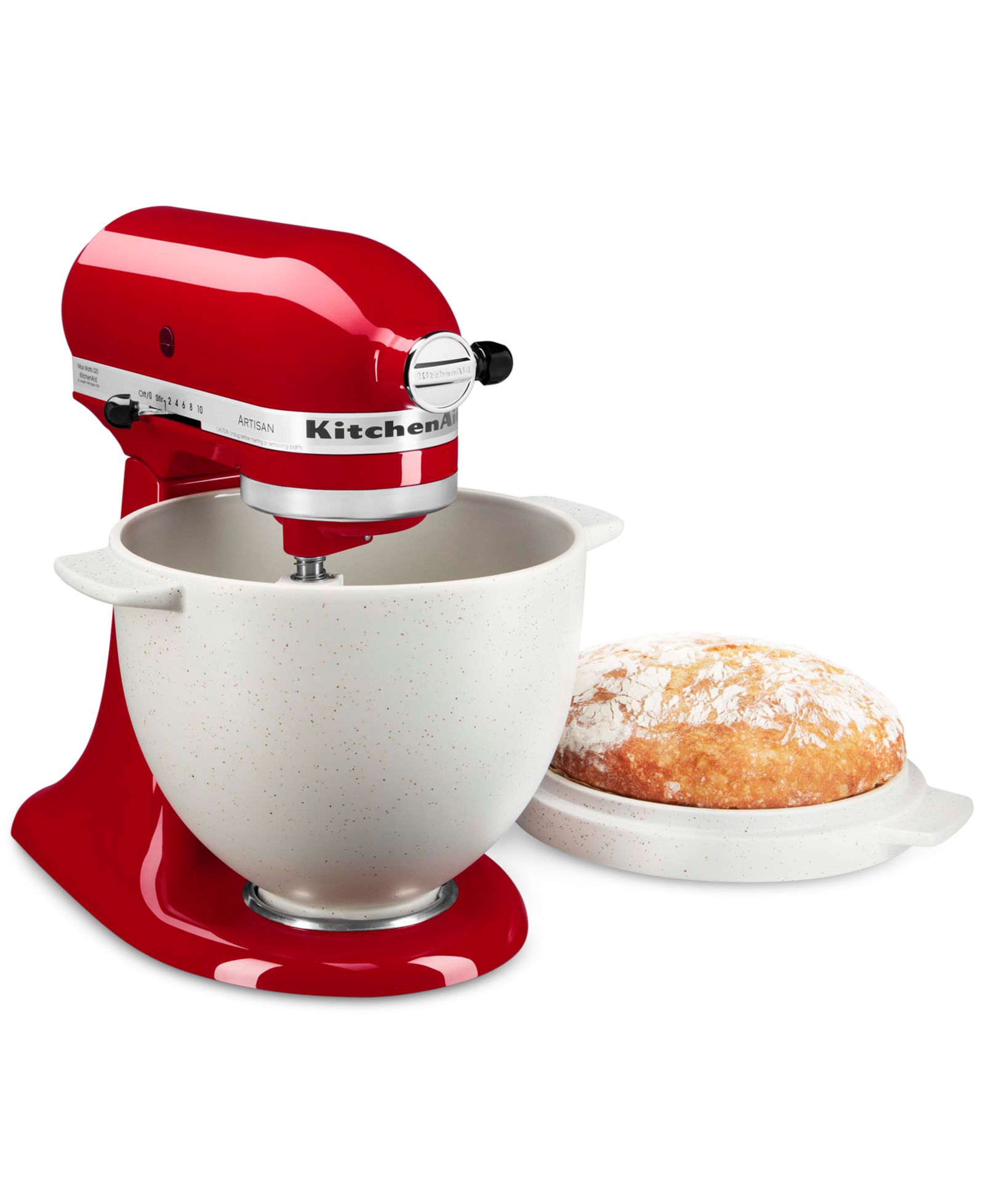KitchenAid керамическая хлебница с крышкой KSM2CB5BGS