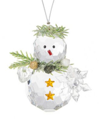 Ganz Kissing Krystals Teeny Mistletoe Snowman с украшением Snowflake